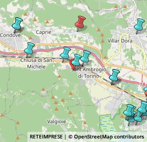 Mappa Sentiero 502, 10057 Sant'Ambrogio di Torino TO, Italia (3.182)