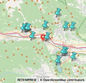 Mappa Sentiero 502, 10057 Sant'Ambrogio di Torino TO, Italia (3.88857)