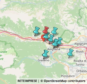 Mappa Sentiero 502, 10057 Sant'Ambrogio di Torino TO, Italia (4.29538)