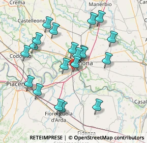 Mappa Via Don Luigi Sterzi, 29010 Castelvetro Piacentino PC, Italia (14.7395)