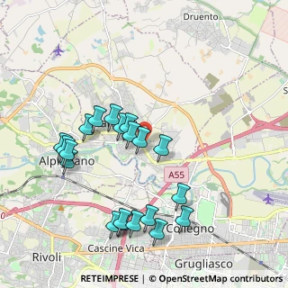 Mappa Piazzale Europa, 10044 Pianezza TO, Italia (2.0285)