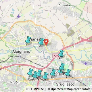 Mappa Piazzale Europa, 10044 Pianezza TO, Italia (2.73273)