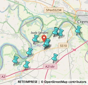 Mappa Via Tiziano, 29010 Monticelli d'Ongina PC, Italia (3.23167)