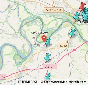 Mappa Via Tiziano, 29010 Monticelli d'Ongina PC, Italia (7.46632)