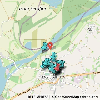 Mappa Via Tiziano, 29010 Monticelli d'Ongina PC, Italia (0.91786)
