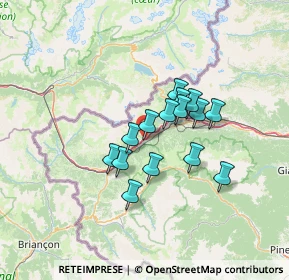 Mappa 10050 Exilles TO, Italia (9.836)