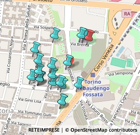 Mappa Via Aldo Manuzio, 10147 Torino TO, Italia (0.2175)