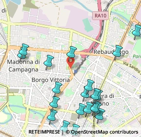 Mappa Via Aldo Manuzio, 10147 Torino TO, Italia (1.311)