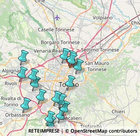 Mappa Via Aldo Manuzio, 10147 Torino TO, Italia (8.70118)