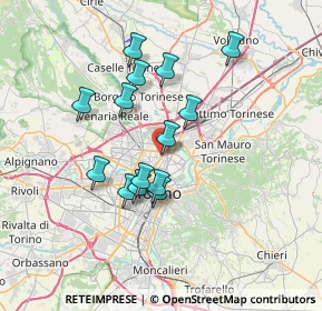 Mappa Via Aldo Manuzio, 10147 Torino TO, Italia (6.03857)