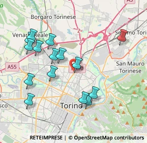 Mappa Via Aldo Manuzio, 10147 Torino TO, Italia (4.03467)
