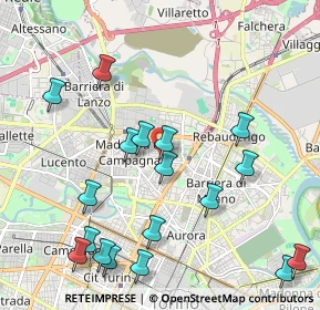 Mappa Via Antonio Stoppani, 10147 Torino TO, Italia (2.41167)