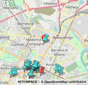 Mappa Via Antonio Stoppani, 10147 Torino TO, Italia (2.92833)