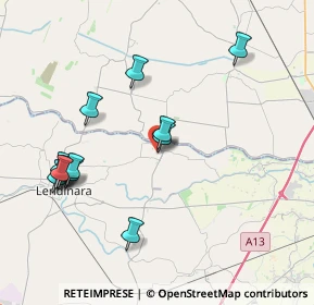 Mappa Via D.Bosco, 45020 Lusia RO, Italia (4.20615)