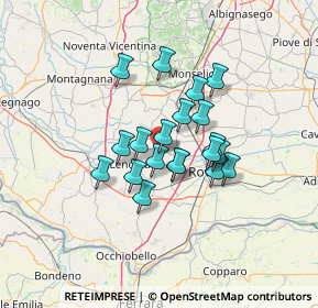 Mappa Via D.Bosco, 45020 Lusia RO, Italia (9.711)