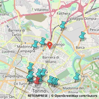Mappa Corso Vercelli, 10155 Torino TO, Italia (2.87667)