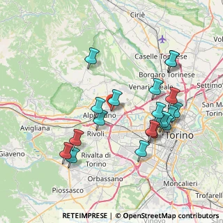 Mappa Via Domenica Comissetti, 10044 Pianezza TO, Italia (7.79)