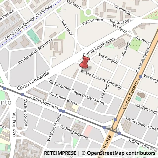 Mappa Via Gaspare Gorresio, 47, 10149 Torino, Torino (Piemonte)
