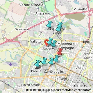 Mappa Corso L. Quinzio Cincinnato, 10151 Torino TO, Italia (1.65)