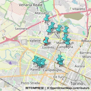 Mappa Corso L. Quinzio Cincinnato, 10151 Torino TO, Italia (1.8)