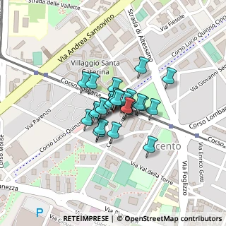 Mappa Corso L. Quinzio Cincinnato, 10151 Torino TO, Italia (0.10741)
