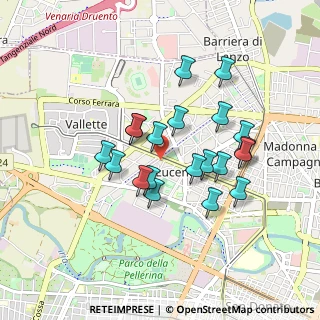 Mappa Corso L. Quinzio Cincinnato, 10151 Torino TO, Italia (0.7655)