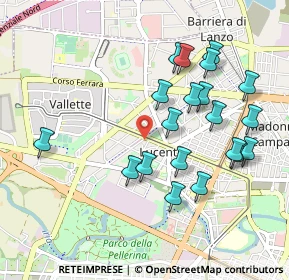 Mappa Corso L. Quinzio Cincinnato, 10151 Torino TO, Italia (0.9795)