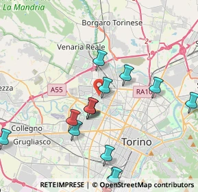 Mappa Corso L. Quinzio Cincinnato, 10151 Torino TO, Italia (4.77438)