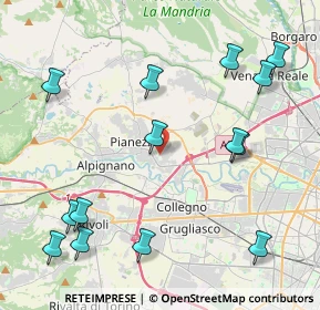 Mappa Via Alessandria, 10044 Pianezza TO, Italia (5.125)