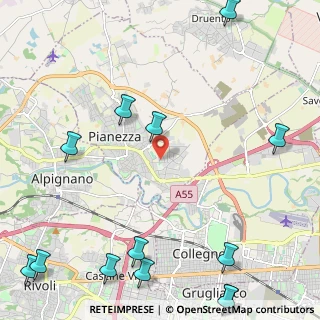 Mappa Via Alessandria, 10044 Pianezza TO, Italia (3.38769)