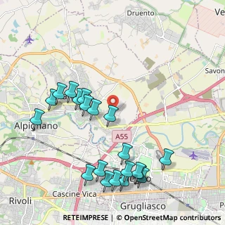 Mappa Via dei Prati, 10044 Pianezza TO, Italia (2.328)