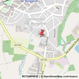 Mappa Via Peschiera,  1, 27039 Sannazzaro de' Burgondi, Pavia (Lombardia)