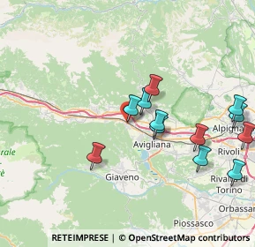Mappa Via Caduti per la Patria, 10057 Sant'Ambrogio di Torino TO, Italia (7.91)