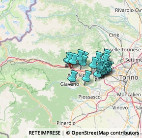 Mappa Via Caduti per la Patria, 10057 Sant'Ambrogio di Torino TO, Italia (9.4525)