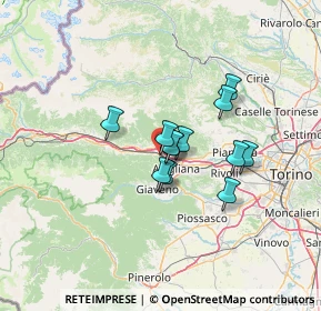 Mappa Via Caduti per la Patria, 10057 Sant'Ambrogio di Torino TO, Italia (9.03083)