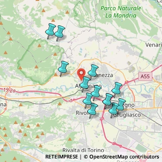 Mappa Via Sant'Ambrogio, 10091 Alpignano TO, Italia (3.63538)