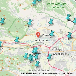 Mappa Via Sant'Ambrogio, 10091 Alpignano TO, Italia (6.0965)