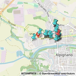Mappa Via San Giacomo, 10091 Alpignano TO, Italia (0.42)