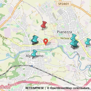 Mappa Via Pietro Nenni, 10091 Alpignano TO, Italia (1.03333)