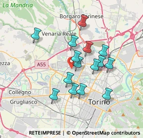 Mappa Corso Toscana, 10151 Torino TO, Italia (3.00867)