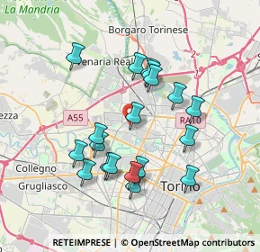Mappa Corso Toscana, 10151 Torino TO, Italia (3.35)