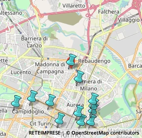 Mappa Via Emilio Bongiovanni, 10147 Torino TO, Italia (2.64)