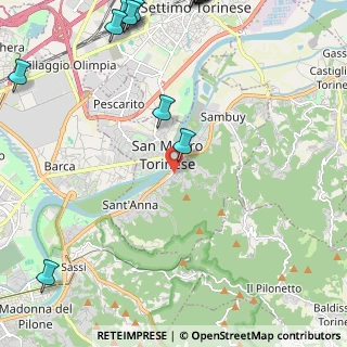Mappa Via Piave, 10099 San Mauro torinese TO, Italia (3.68824)