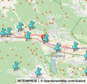 Mappa Via Bassa e Deserta, 10057 Sant'Ambrogio di Torino TO, Italia (5.50667)