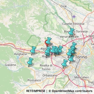 Mappa Piazza Vittorio Veneto, 10091 Alpignano TO, Italia (6.73938)