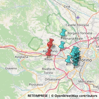 Mappa Piazza Vittorio Veneto, 10091 Alpignano TO, Italia (7.75267)