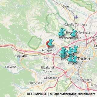 Mappa Piazza Vittorio Veneto, 10091 Alpignano TO, Italia (6.76182)