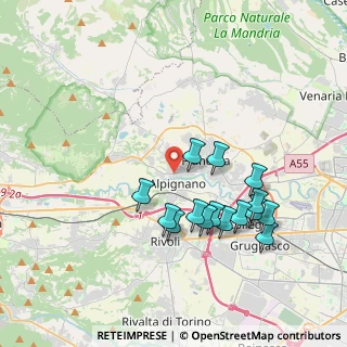 Mappa Piazza Vittorio Veneto, 10091 Alpignano TO, Italia (3.66467)