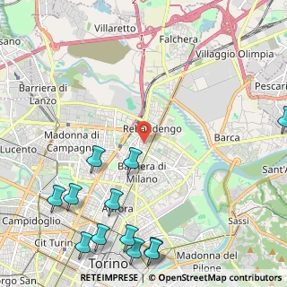 Mappa Via Luigi Boccherini, 10155 Torino TO, Italia (3.17583)