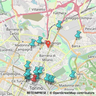 Mappa Via Luigi Boccherini, 10155 Torino TO, Italia (2.91556)